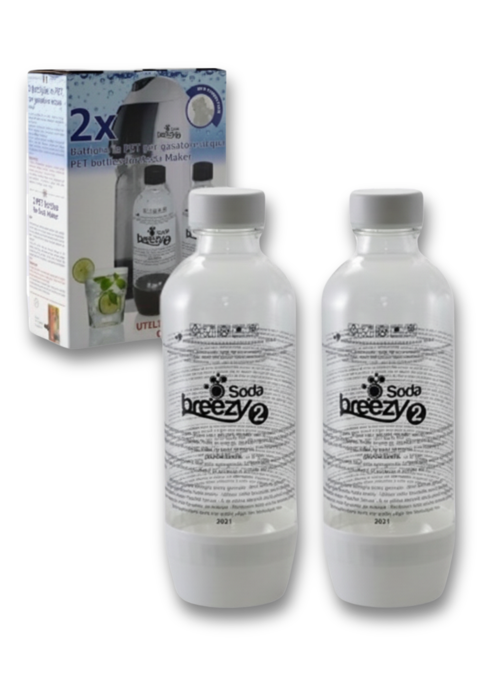Sorge Breezy 2 – bottiglie in PET di ricambio da 1 lt (conf. 2 pz)