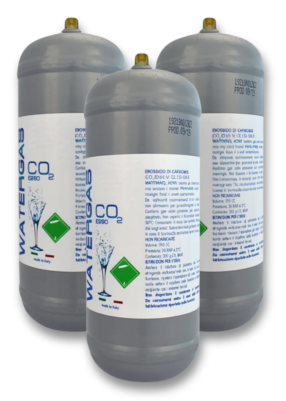Bombola CO₂ E290 300g | Monouso per refrigeratori acqua