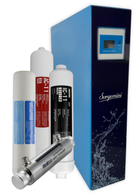 Sorgemini Ondea V 1.5 – Sistema di Filtrazione a Sedimenti 5 Micron, Carbon Block e Ultrafiltrazione Orizzontale