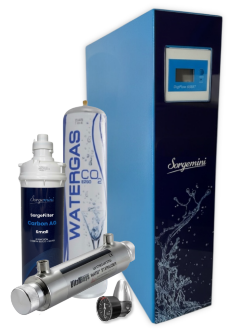 Sorgemini Ondea V 2.10 UV Soda – Sistema di Filtrazione a Sedimenti 5 Micron Verticale