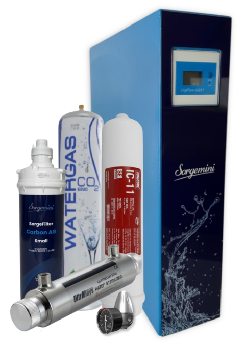 Sorgemini Ondea V 2.8 UV Soda – Sistema di Filtrazione a Sedimenti 5 Micron Verticale