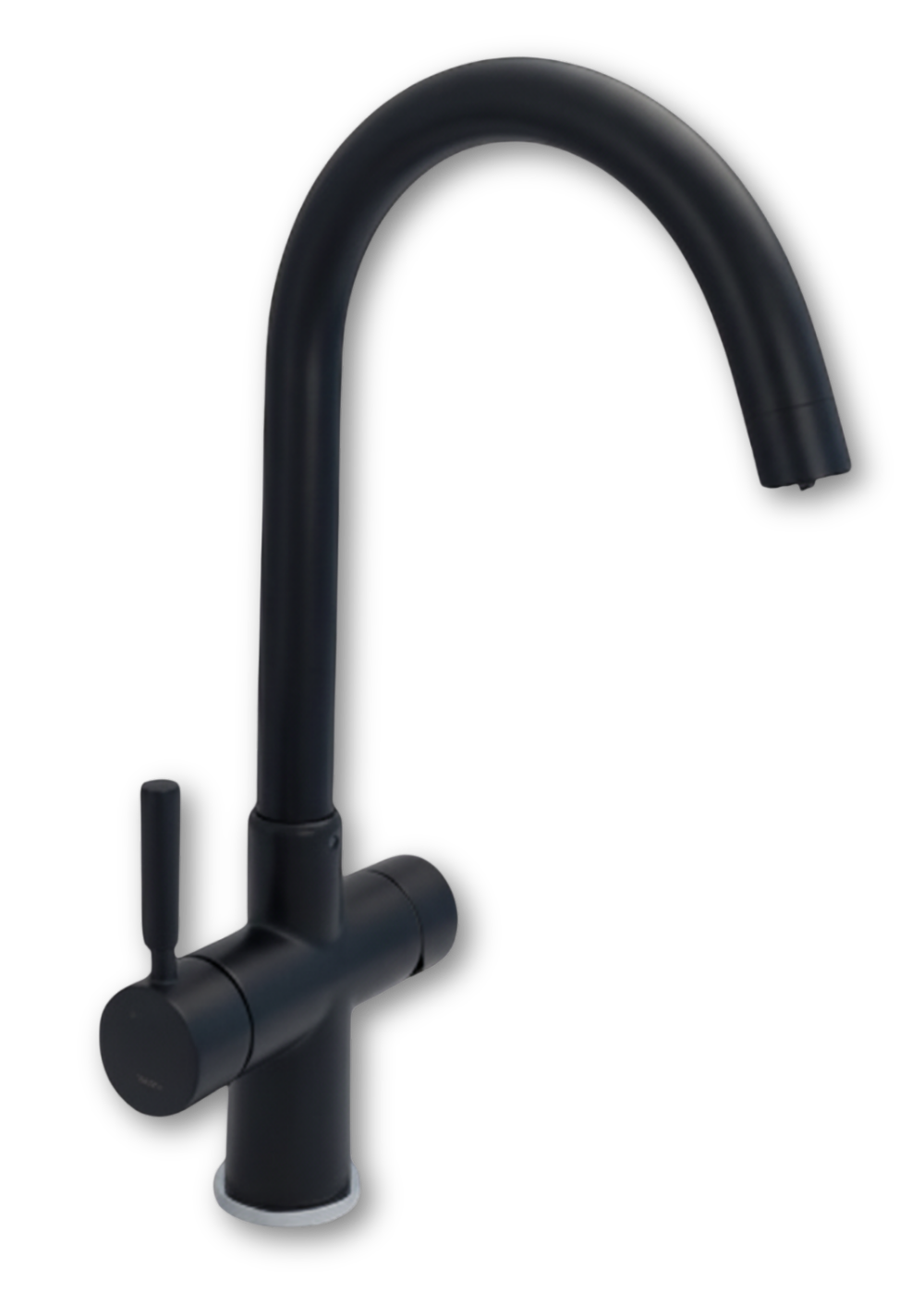 Rubinetto 5 Vie 3/8" Nero Opaco